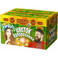 Фонтан салют Цветок папоротника РС2810 купить от производителя Русская Пиротехника — Краснодар