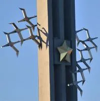 Звезда на стелу нержавеющая сталь нитрид титана в Краснодаре (518465)