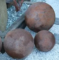 Шары кортен уличный декор (518951) ∅ 600 500 300 мм. Краснодар