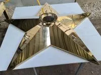 Звезда нержавеющая сталь (514262) сертификат комплект горелка ГВД 379 10 89 00 ПС вечный огонь ø 1100 мм. пустотелая  в Краснодаре