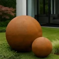 Кортен 2 шара - композиция (518935) ∅ 0,75 и 1,5 м. Краснодар
