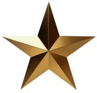Звезда СССР накладка на стелу листовая бронза в Краснодаре (518487)