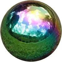 Шар зеркальная нержавейка (198285) монтаж - сфера арт-объект ø 1000 мм. пустотелая  в Краснодаре