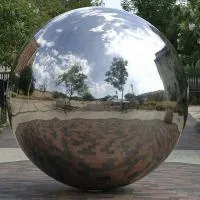 Металлический шар полированный (198287) монтаж - сфера арт-объект ø 1000 мм. пустотелая  в Краснодаре