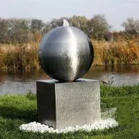 Стальной фонтан сфера (518889) ∅ 450 мм. Краснодар